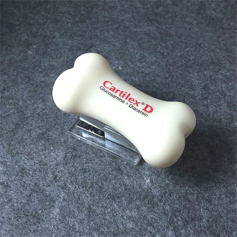 Bone Shaped Plastic Mini Stapleless Stapler  