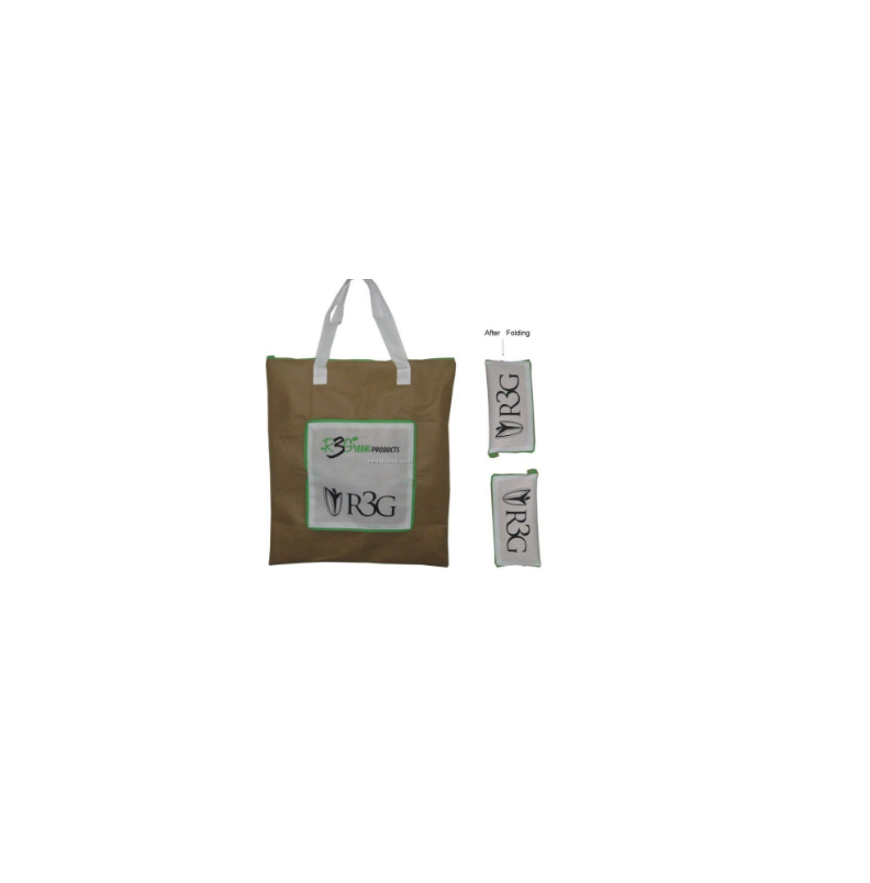 Folded Non Woven Tote Shopping Bag 