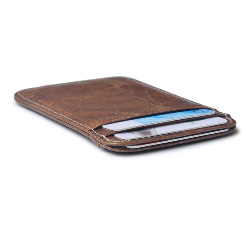  Slim pu leather credit card holder    