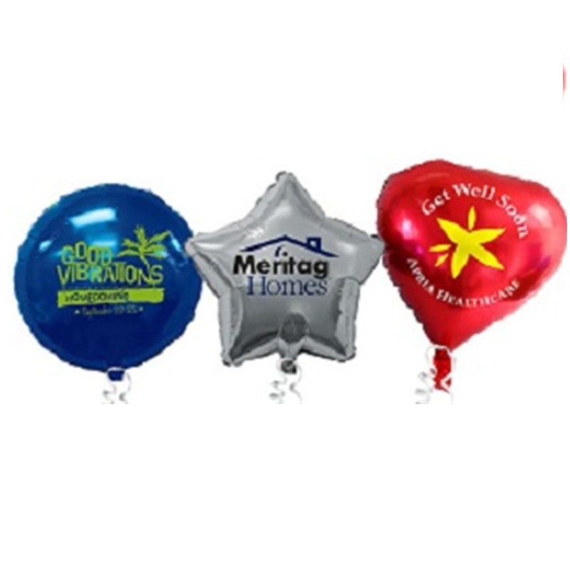 Heart / Star / Round Mylar Foil Balloons