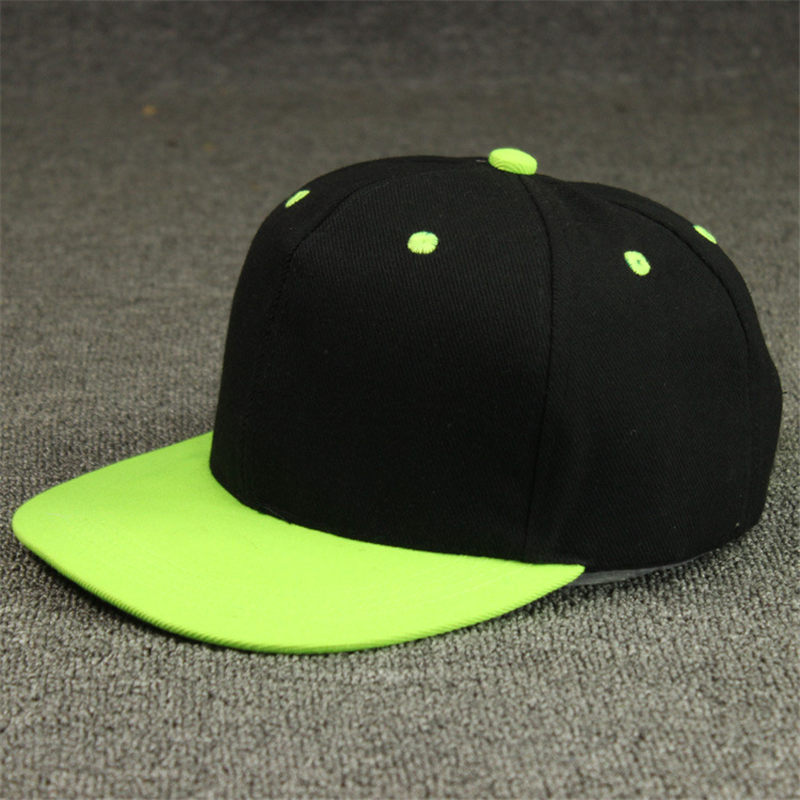  5 Panels Flat Brim Hip-hop Hat  